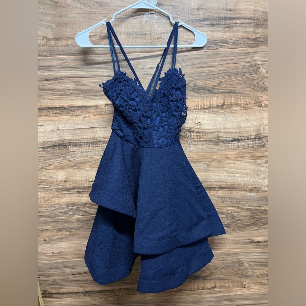 NWOT angel biba blue navy dress 8‎
